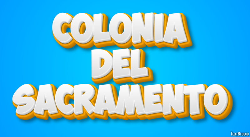 Colonia del Sacramento Efekt tekstowy