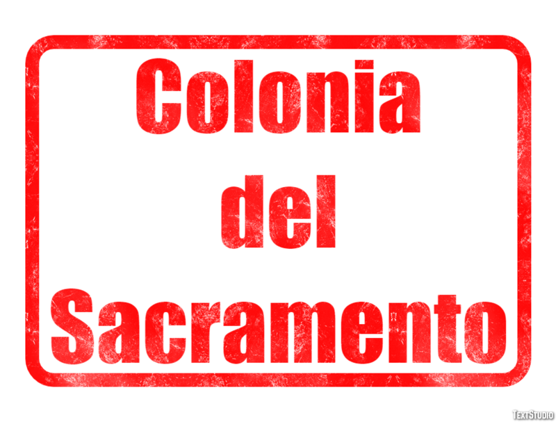 Colonia del Sacramento Efekt tekstowy