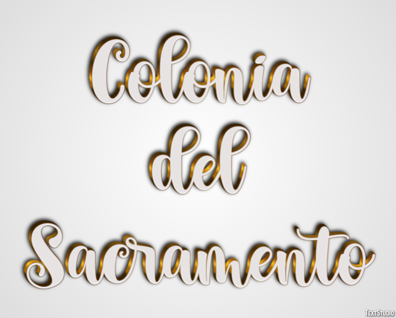 Colonia del Sacramento Efekt tekstowy