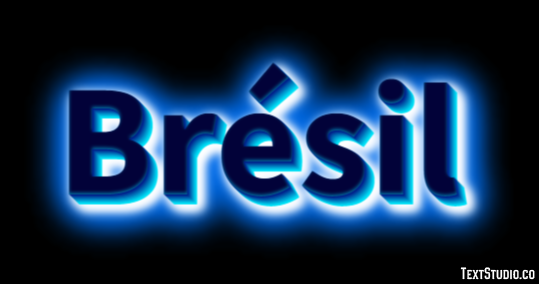 Brésil Text Effect
