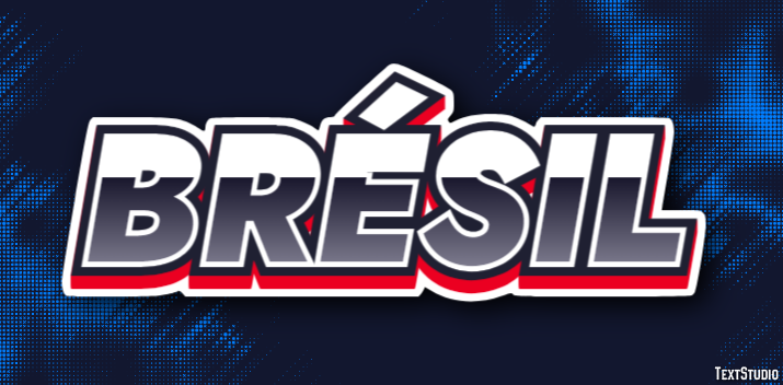 Brésil Text Effect