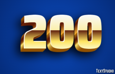 200 Text Effect