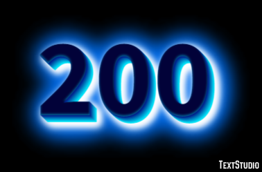 200 Text Effect