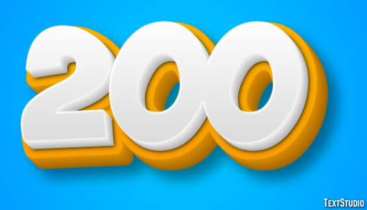 200 Text Effect