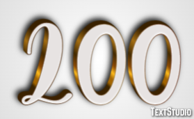 200 Text Effect