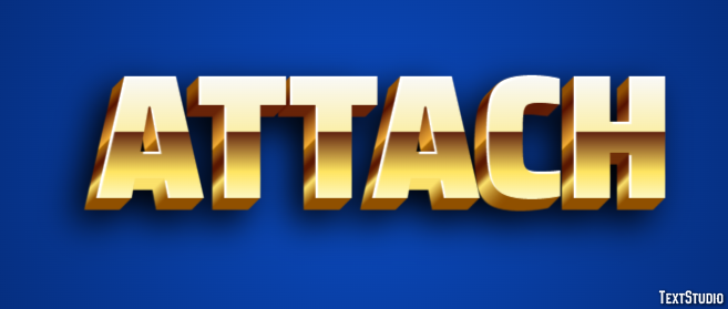 Attach Tekst Effect