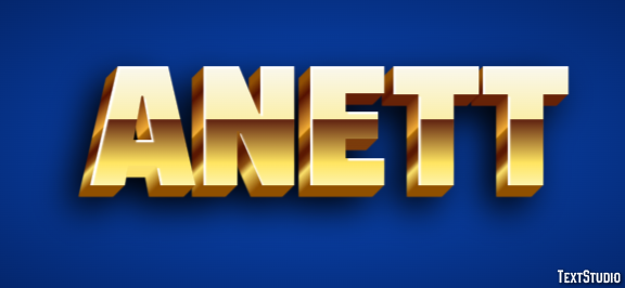 Anett Text effect