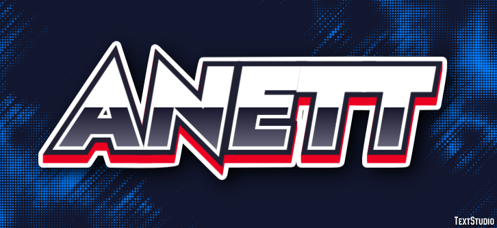 Anett Text effect