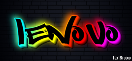 Lenovo Effet de texte