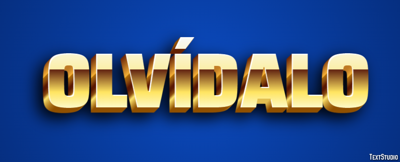 Olvídalo Efekt tekstowy