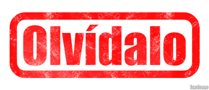 Olvídalo Efekt tekstowy
