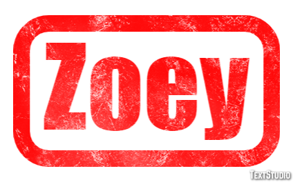 Zoey Effet de Texte