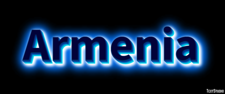 Armenia Efecto de Texto