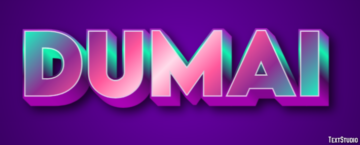Dumai Effetto testo