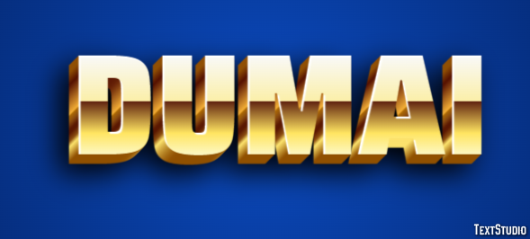 Dumai Tekst Effect