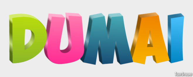 Dumai Effetto testo