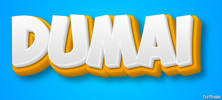 Dumai テキスト効果
