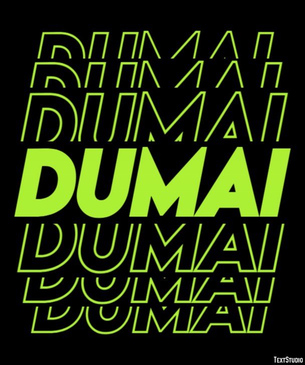 Dumai Effetto testo