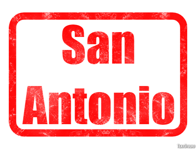 San Antonio Efekt tekstowy