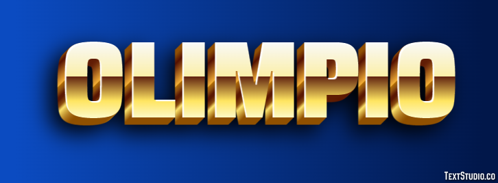 Olimpio Effetto testo
