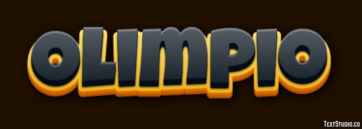 Olimpio Effetto testo