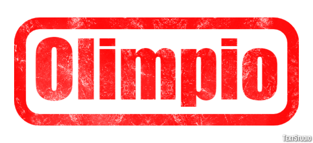 Olimpio Effetto testo