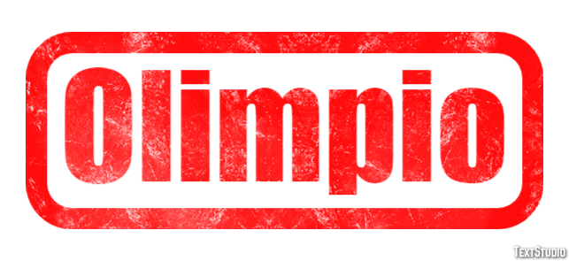 Olimpio Effetto testo