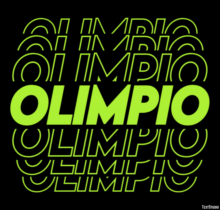 Olimpio Effetto testo
