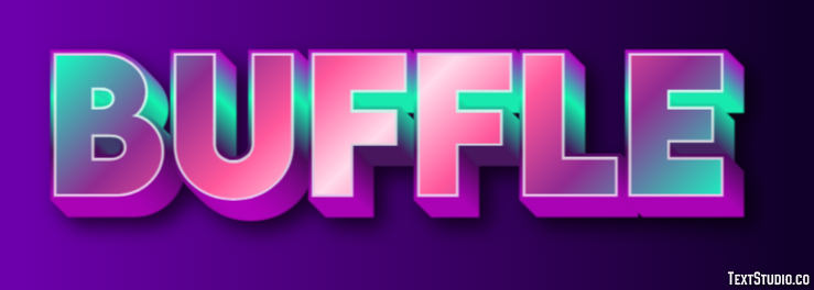 Buffle Effet de Texte
