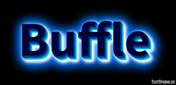 Buffle Effet de texte