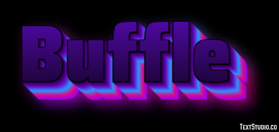 Buffle Effet de Texte
