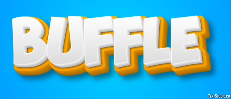 Buffle Text Effect