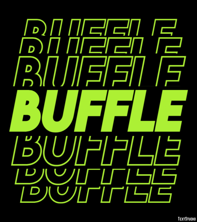 Buffle Effet de Texte