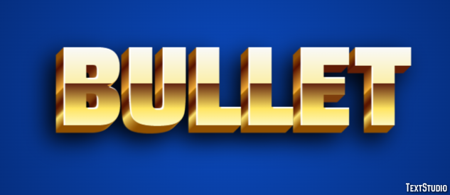 Bullet Text Effect