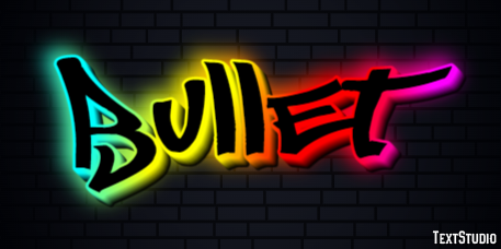 Bullet Эффект текста