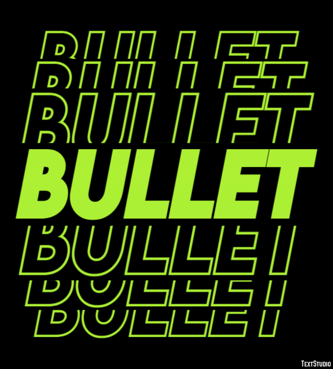 Bullet Text Effect