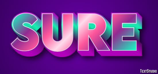 Sure Effet de Texte