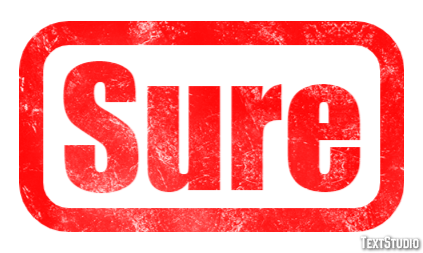 Sure Effet de Texte