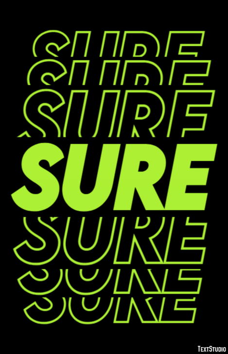 Sure Effet de Texte