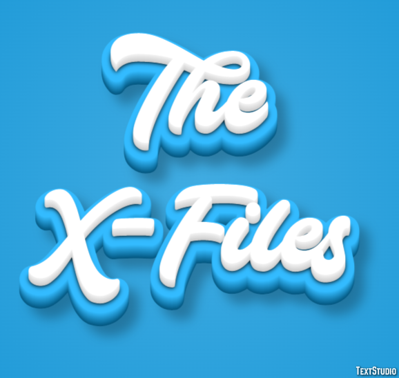 The X-Files Tekst Effect