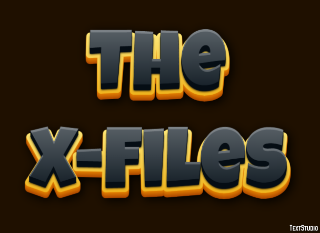 The X-Files Tekst Effect