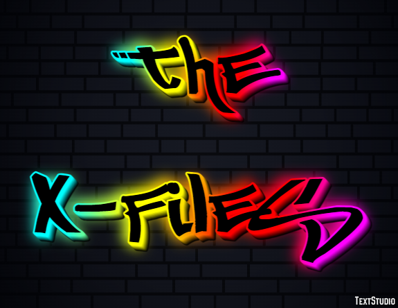 The X-Files Tekst Effect