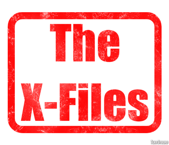 The X-Files Tekst Effect