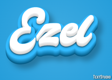 Ezel Tekst Effect