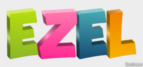 Ezel Tekst Effect