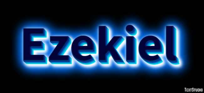 Ezekiel Texteffekt