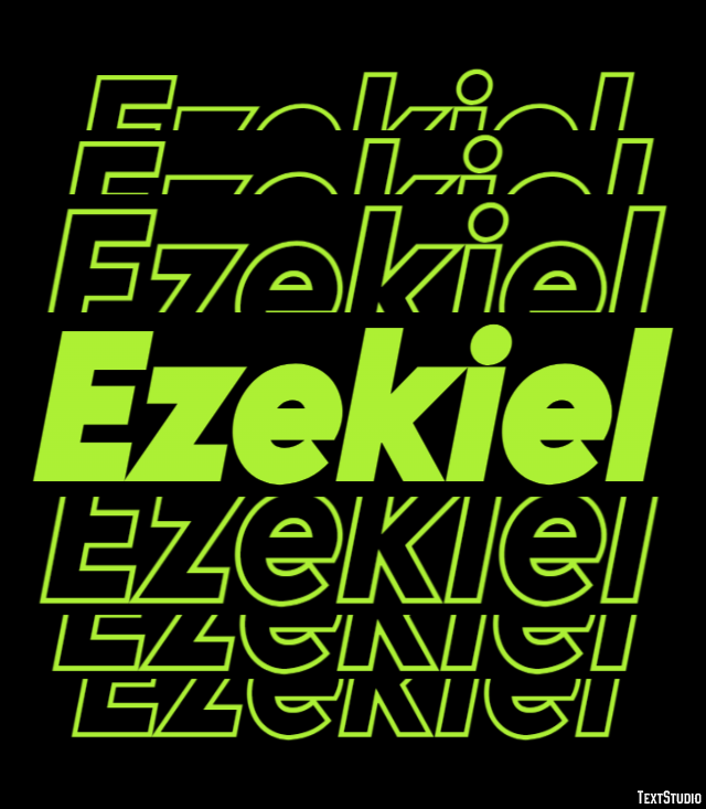 Ezekiel Efekt tekstowy