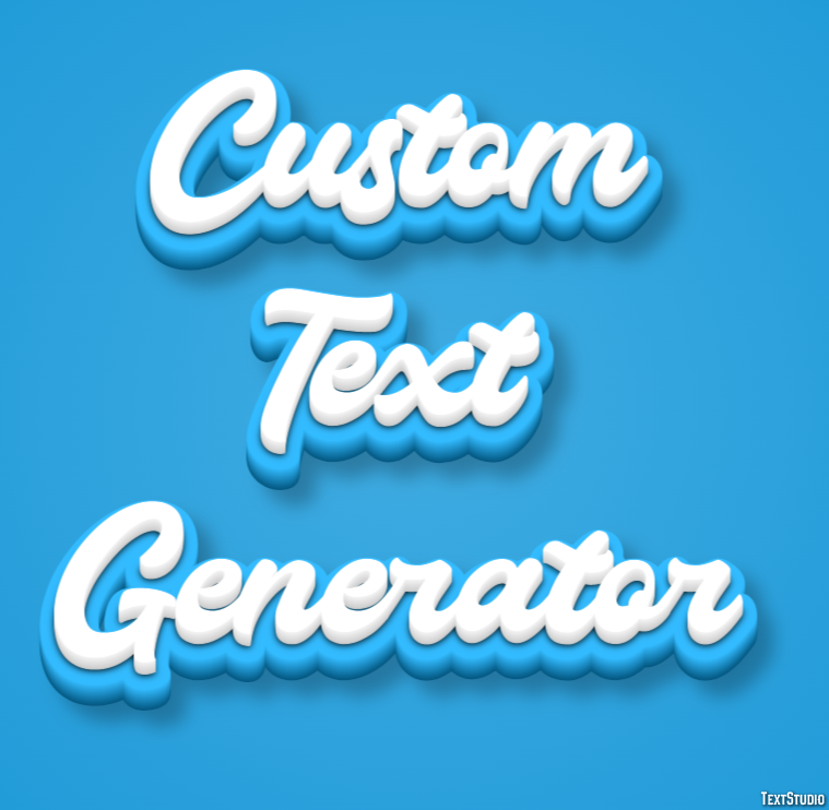 Custom Text Generator Эффект текста