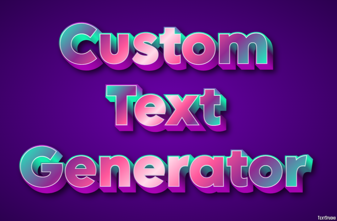 Custom Text Generator Эффект текста