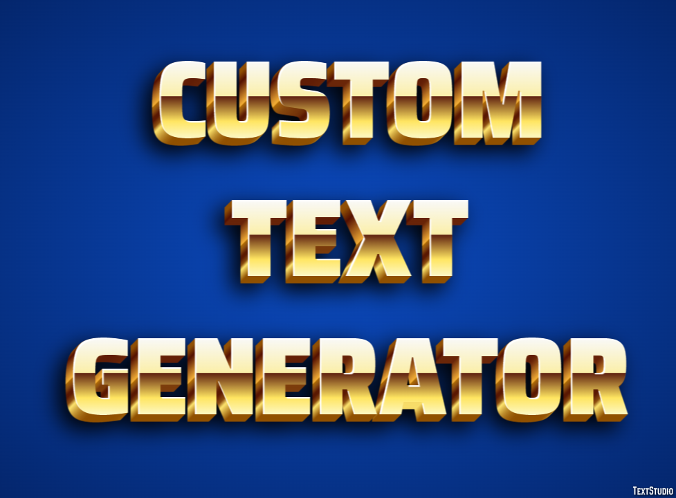 Custom Text Generator Эффект текста